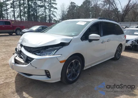 2022 Honda Odyssey Elite z USA, uszkodzony, nr VIN 5FNRL6H95NB061826